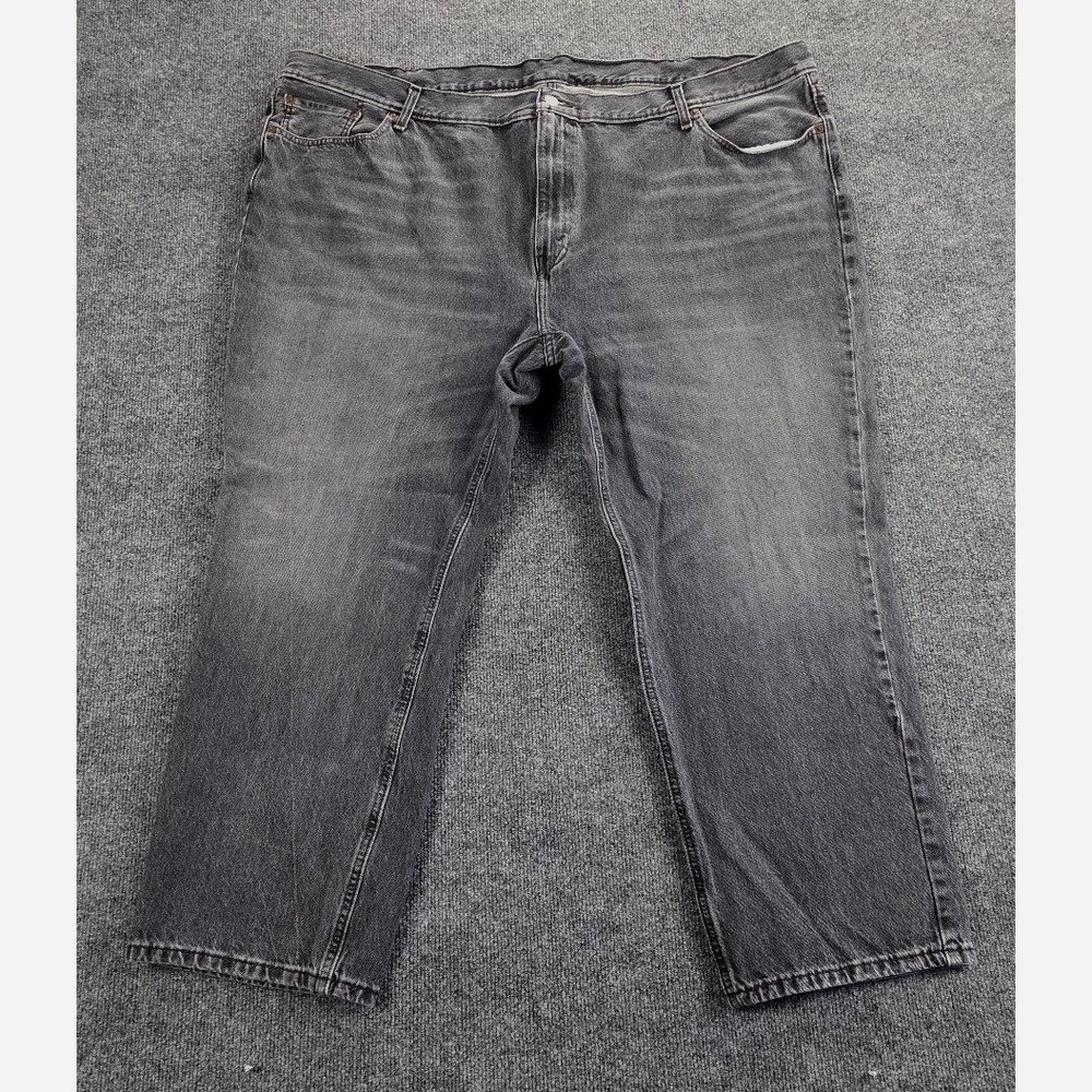 Levis 541 Athletic Taper Jeans Mens 52x30 Charcoal Grey‎ Denim Pants 18757-0050